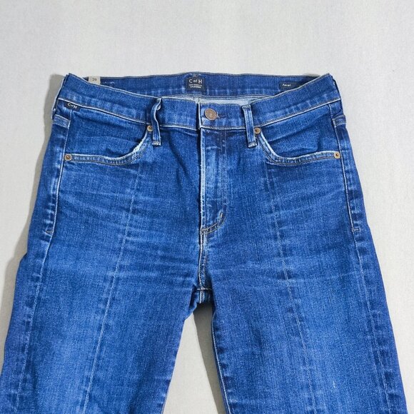 Citizens of Humanity jeans women's sz 28 ink blue Amari step hem ankle high rise - Picture 2 of 16